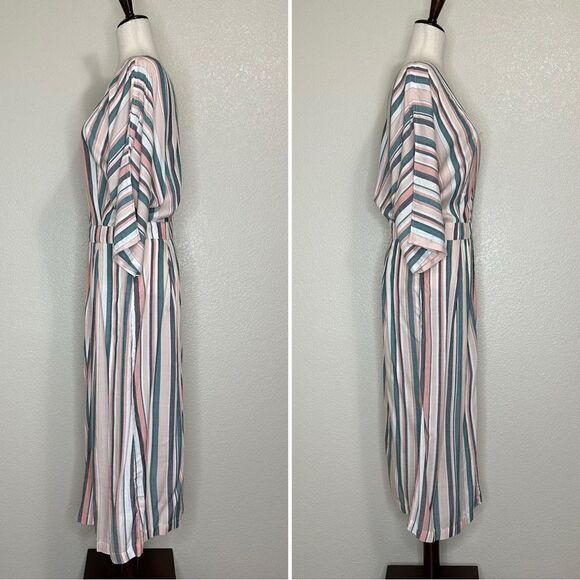 NWOT Roxy Run the Road 3/4 Sleeve Midi Dress - Picture 7 of 13